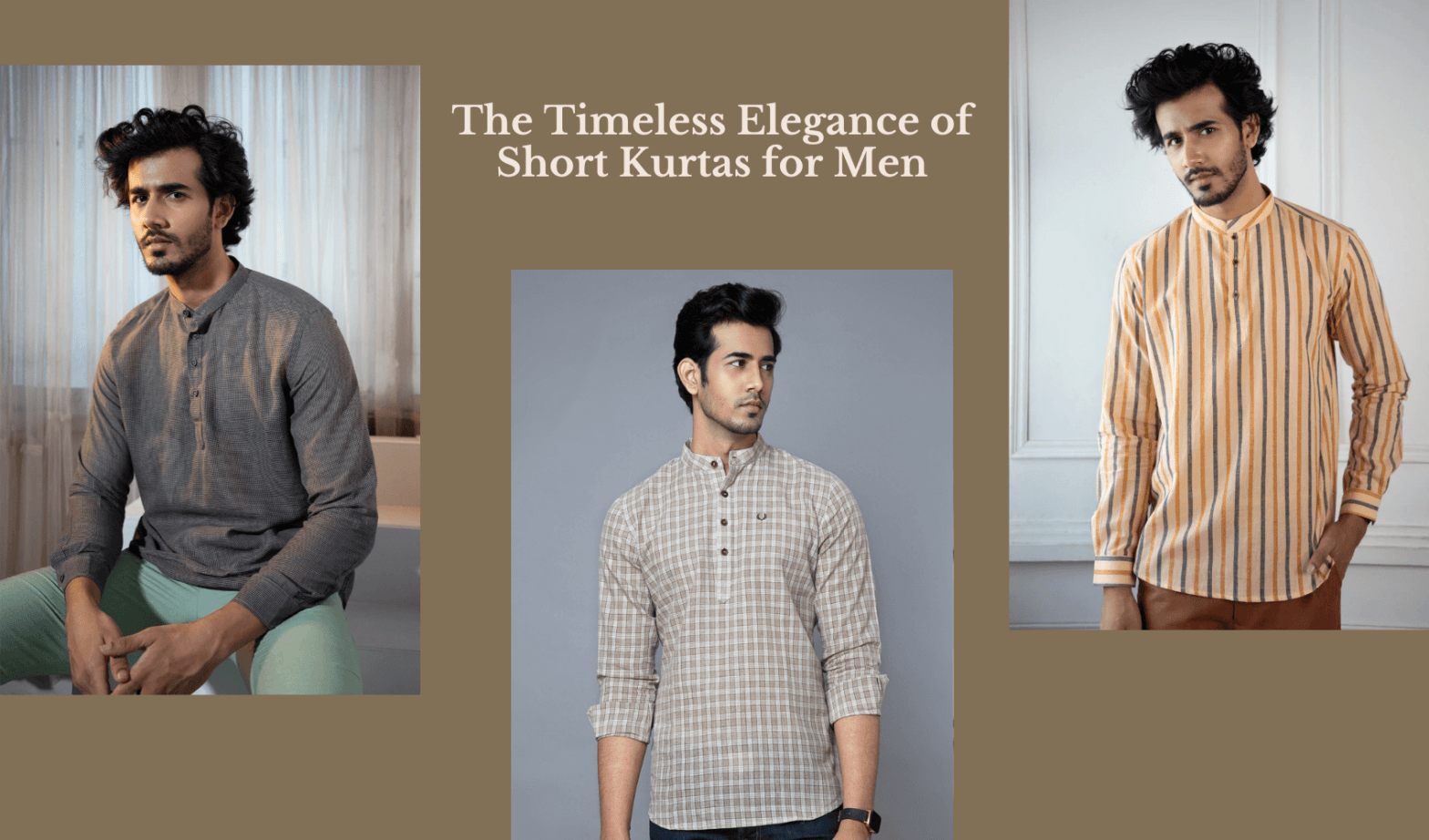 The Timeless Elegance of Short Kurtas for Men: A Style Statement Worth Embracing