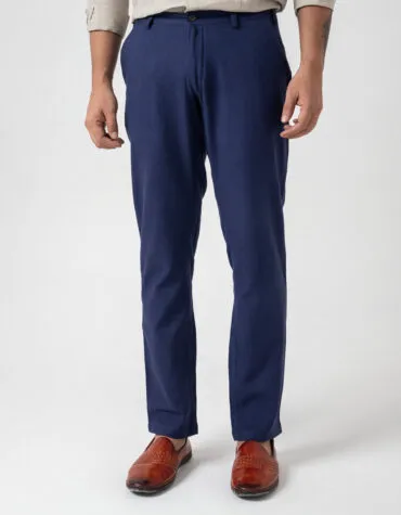 Pure Khadi Pant In Indigo