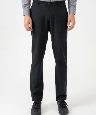 Pure Khadi Pant In Black