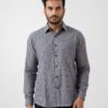 Pure Cotton Check Shirt In Black