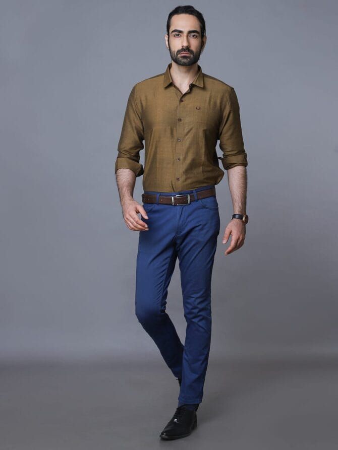 Handloom Mulberry Silk Shirt - Image 5