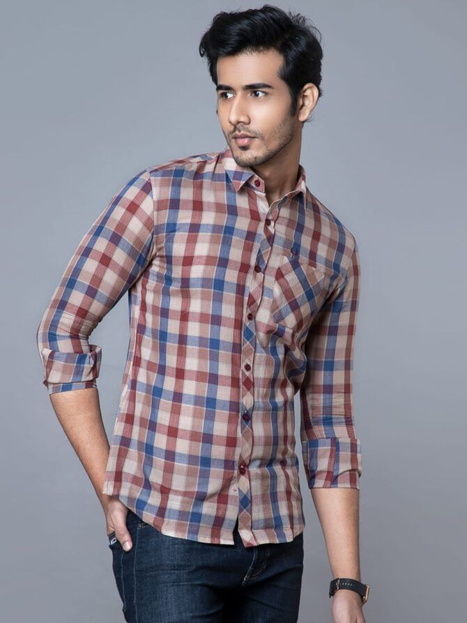 Pure Handloom Cotton Shirts for Men - Image 2