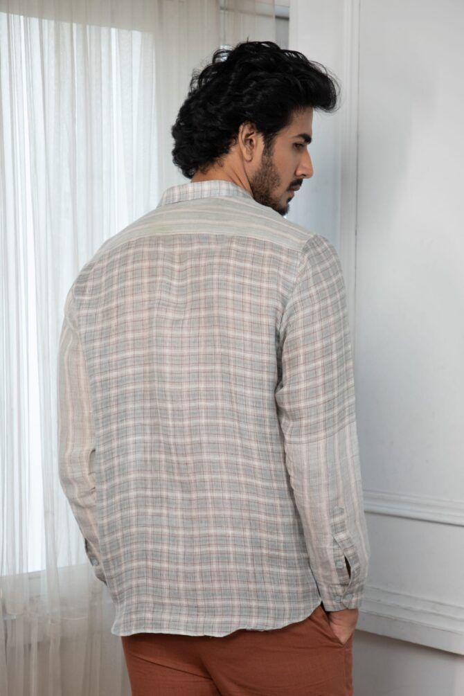 Men European Linen shirt - Image 6