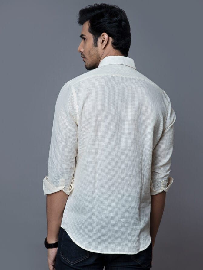 Handloom Cotton formal shirt for men - Image 5