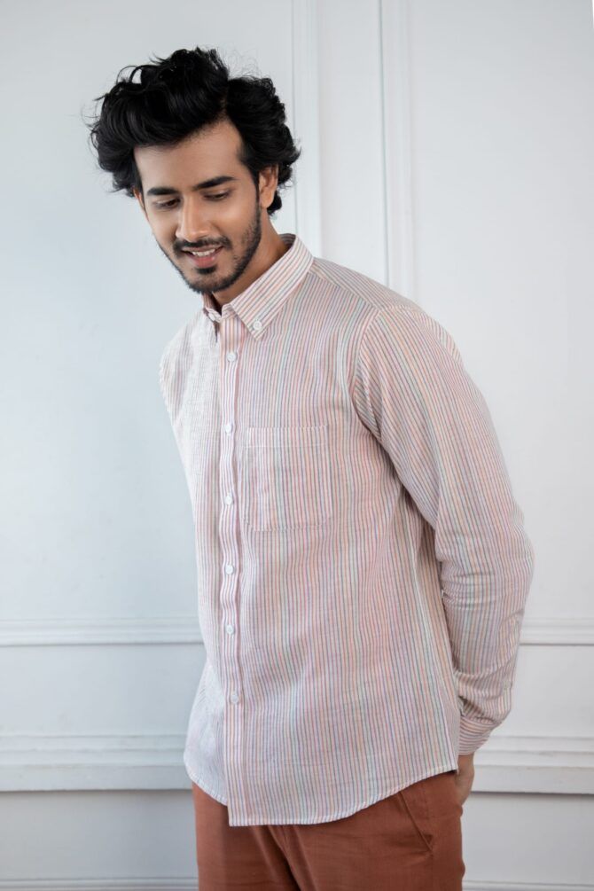 Handloom Khadi Shirt - Image 3