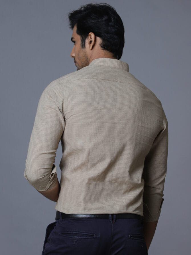 Handloom Organic Cotton Shirt - Image 3