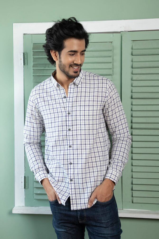 Men Handloom Khadi Casual Shirt