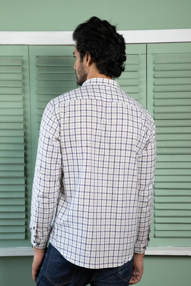 Men Handloom Khadi Casual Shirt - Image 3