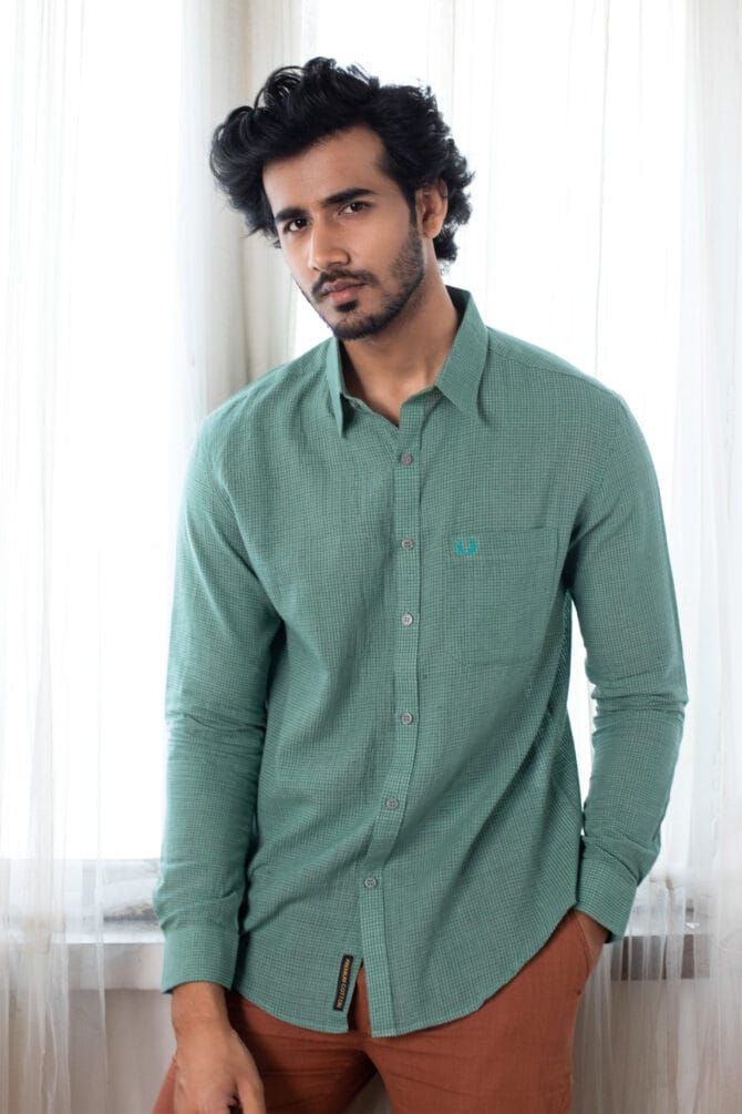 Organic Handloom Cotton Men shirt - Image 2