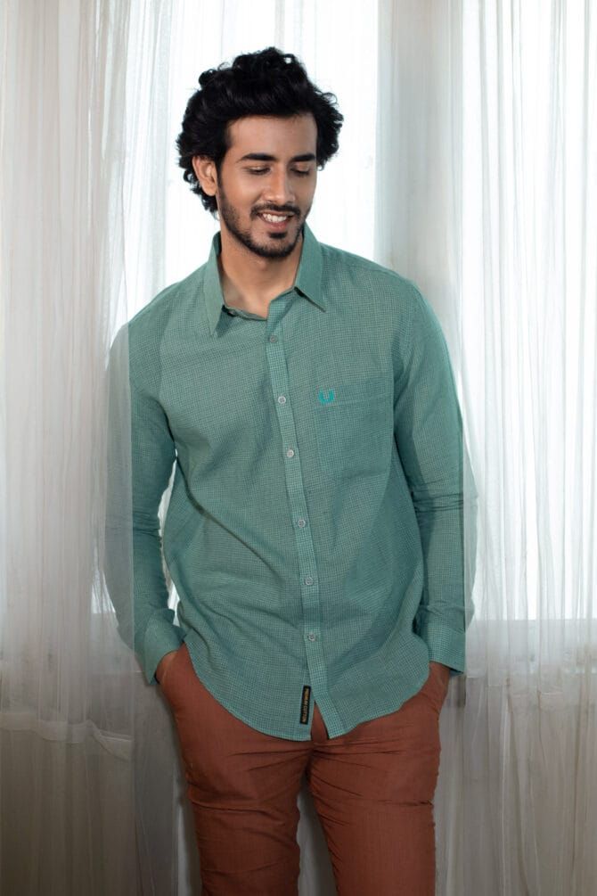 Organic Handloom Cotton Mens shirt