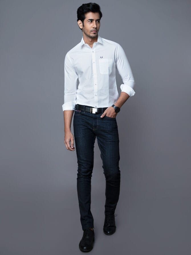 Oxford Solid casual shirt - Image 4