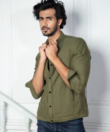 Premium Handloom Khadi Shirt