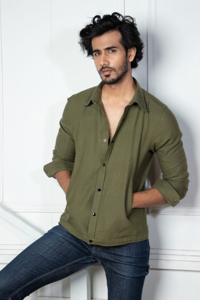 Premium Handloom Khadi Shirt - Image 2