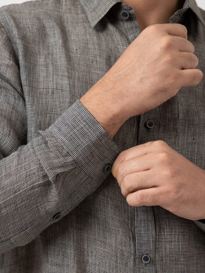 Gingham Check Shirt - Image 6