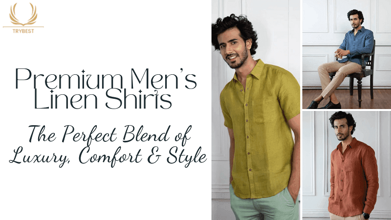 premium men’s linen shirts
